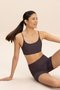Bermuda Curta Live Fit Sense Pro Marrom Feminino