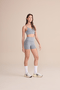 Bermuda Curta Fit Live Sense Pro Cinza Reflex
