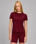 T-Shirt Eterna Gola Redonda Alto Giro Feminina Vermelho