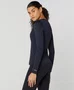 T-Shirt Eterna Manga Longa UV Alto Giro Feminina Preta