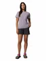 Camiseta Manga Curta Columbia Feminina Parsons Point Logo Lavanda
