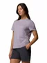 Camiseta Manga Curta Columbia Feminina Parsons Point Logo Lavanda