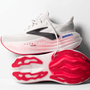 Tênis Brooks Glycerin Max Feminino Branco/Rosa