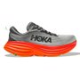 Tênis Hoka Bondi 8 Masculino Cinza e Laranja