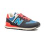 Tênis New Balance 574v2 Unissex Preto Vermelho Azul