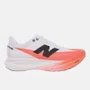Tênis New Balance FuelCell SuperComp Elite v5 Masculino Branco/ Laranja Neon