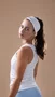 Testeira Headband Faixa de Cabeça HUPI Prime Branco