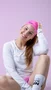 Testeira Headband Rosa
