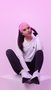 Testeira HeadBand Rosa Liso HUPI