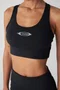 Top Feminino New Balance Graphic Sports Bra Preto