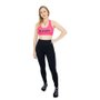 Top HUPI Feminino Burpee Rosa Neon Liso
