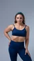 Top HUPI Pulse Azul Marinho