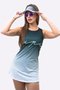 Vestido Padel / Beach Tennis Com Shorts Poliéster HUPI Colors Cinza
