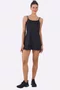 Vestido Alto Giro Com Elástico Personalizado Feminino Preto