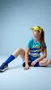 Viseira HUPI Amarelo Neon Liso
