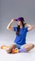 Viseira HUPI Roxo Liso