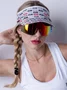 Viseira HUPI Run Loop Branco e Vermelho