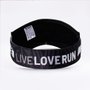 Viseira Para Corrida HUPI Live Love Run Preta