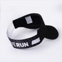 Viseira Para Corrida HUPI Live Love Run Preta