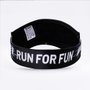 Viseira Para Corrida HUPI Run For Fun Preta  