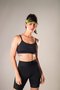 Viseira para Corrida HUPI Tuna Amarelo Neon e Preto