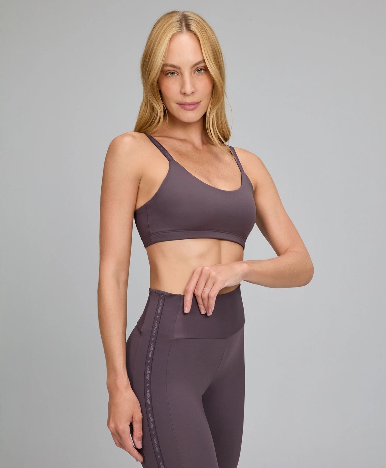 Top Elástico Personalizado Alto Giro Marrom Top Elástico Personalizado Alto Giro Marrom