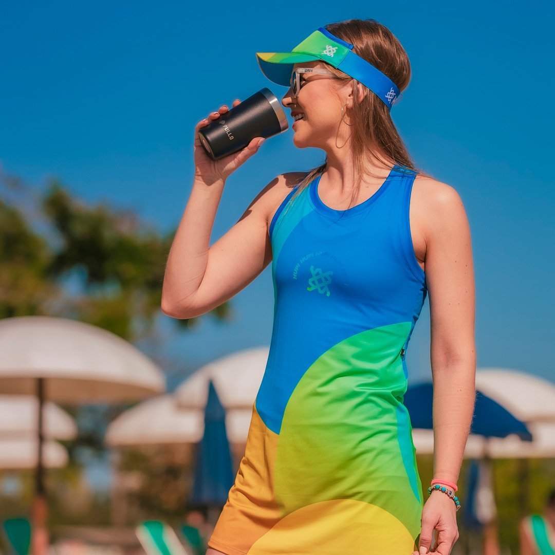 Vestido Padel / Beach Tennis Com Shorts Poliéster HUPI Aria Vestido Padel / Beach Tennis Com Shorts Poliéster HUPI Aria