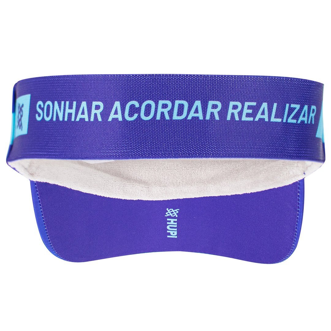 Viseira para Corrida HUPI 42K Blurry Azul Viseira para Corrida HUPI 42K Blurry Azul