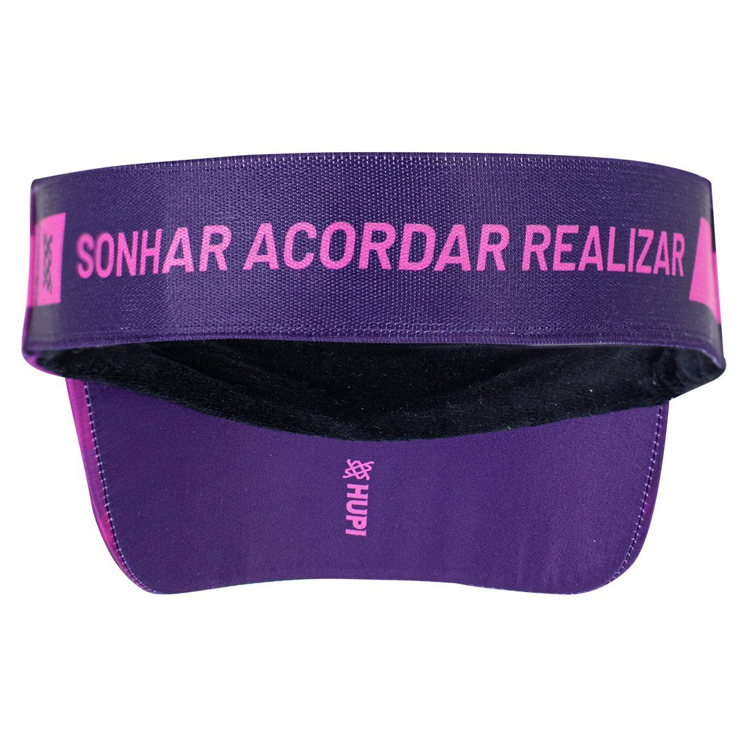 Viseira para Corrida HUPI 42k Blurry Rosa Viseira para Corrida HUPI 42k Blurry Rosa