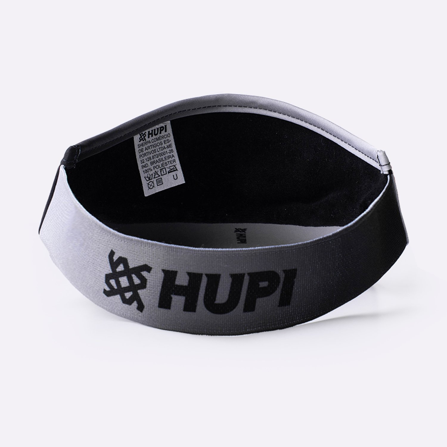 Viseira para Corrida HUPI Colors Cinza