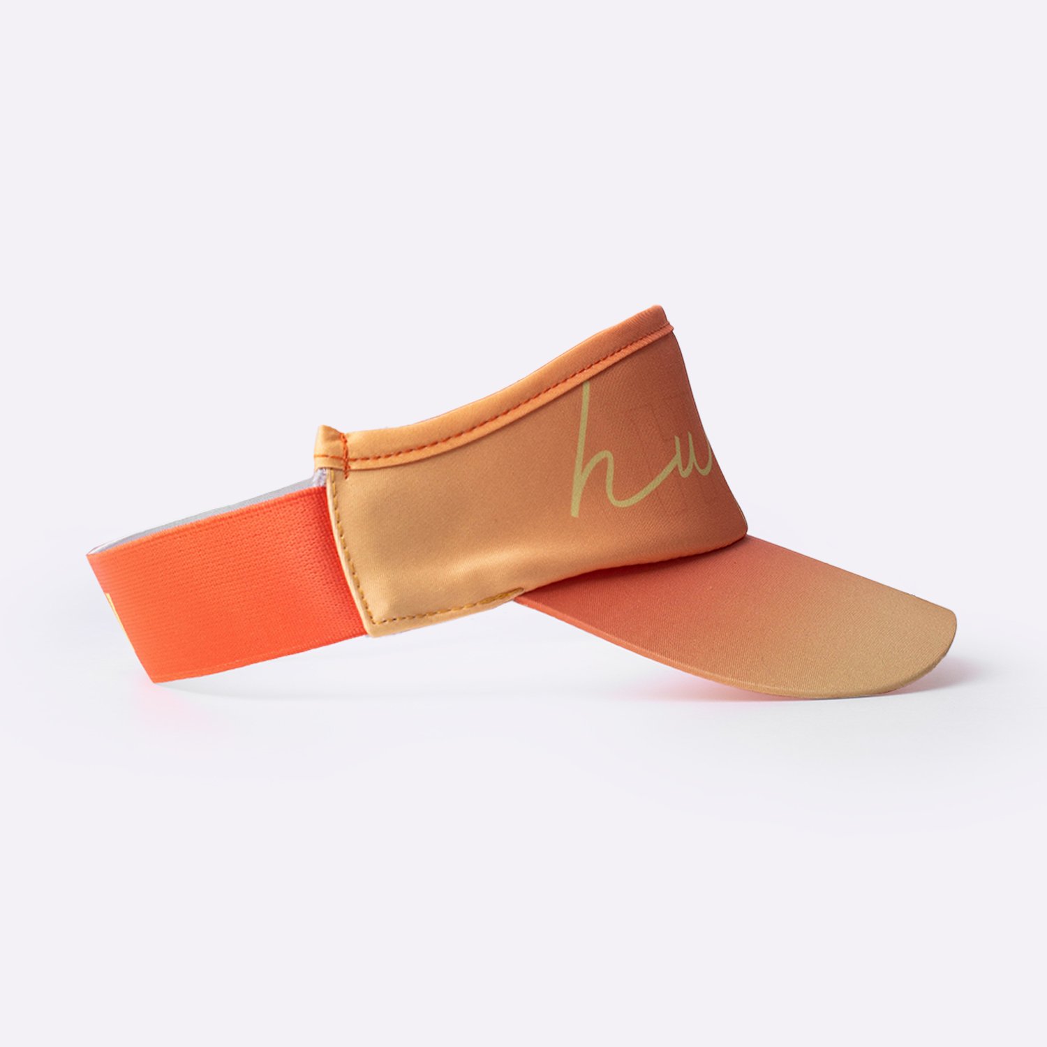 Viseira para Corrida HUPI Colors Laranja