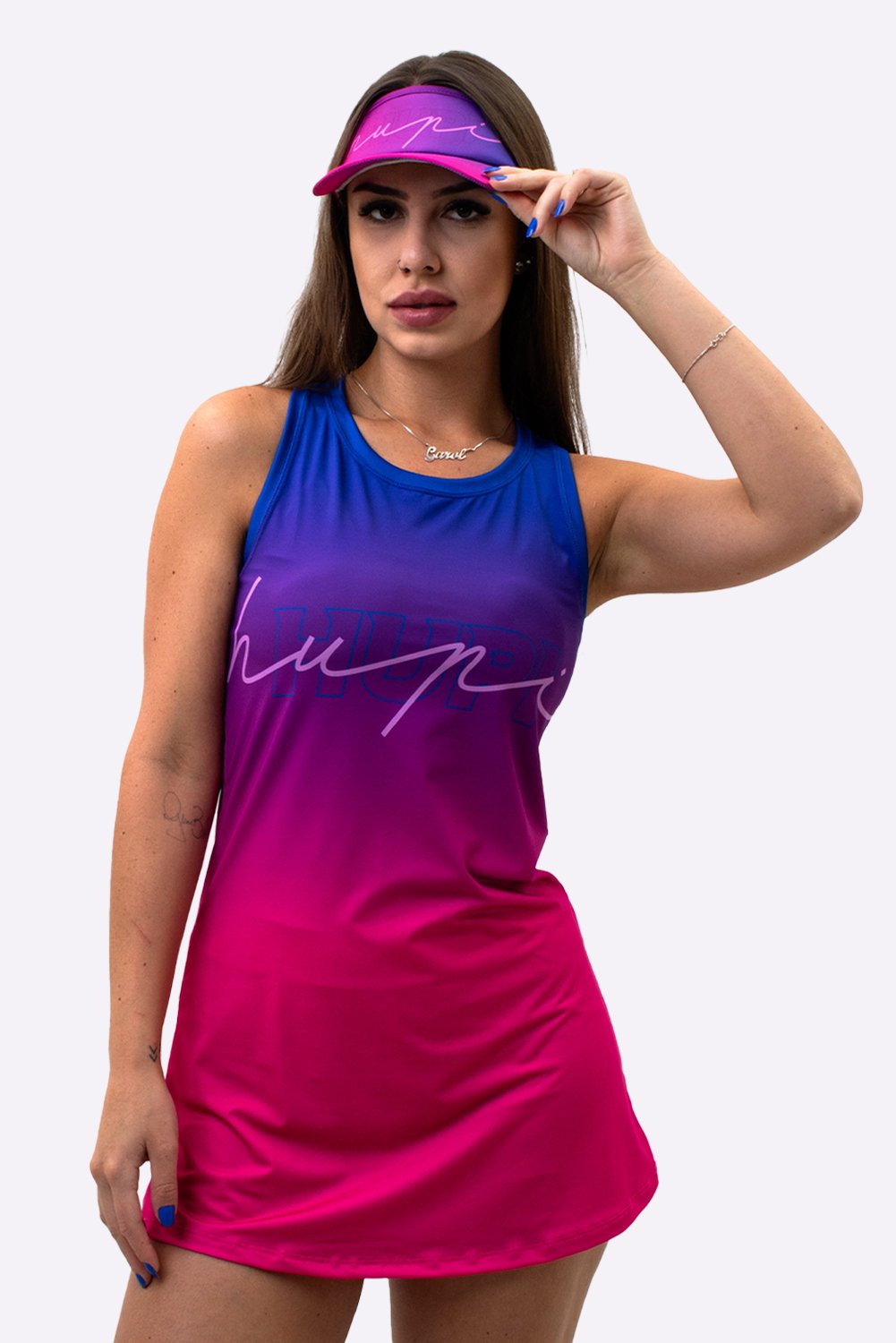 Viseira para Corrida HUPI Colors Roxo