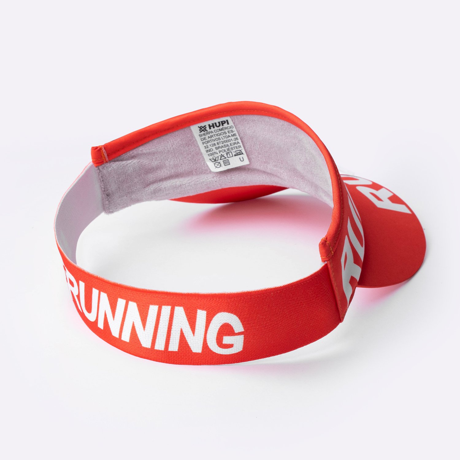Viseira para Corrida HUPI RUN Laranja Lisa Viseira para Corrida HUPI RUN Laranja Lisa
